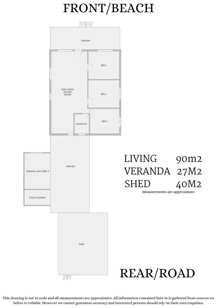 Floorplan of Homely house listing, 1776 The Esplanade, Middle Beach SA 5501