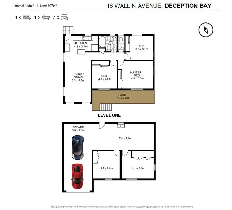 Floorplan of Homely house listing, 18 Wallin Avenue, Deception Bay QLD 4508