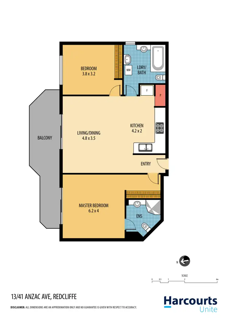 Floorplan of Homely apartment listing, 13/41 Anzac Avenue, Redcliffe QLD 4020