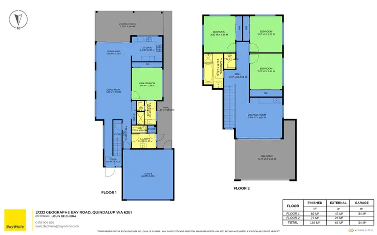 Floorplan of Homely house listing, 2/332 Geographe Bay Road, Quindalup WA 6281
