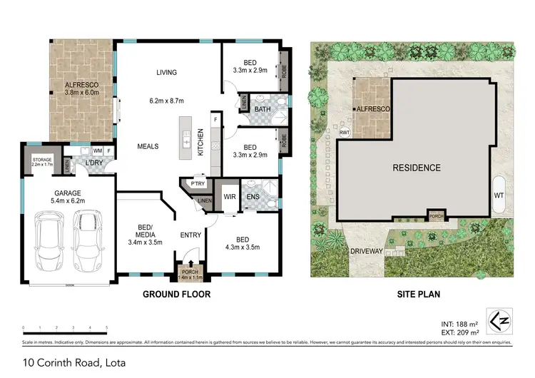 Floorplan of Homely house listing, 10 Corinth Road, Lota QLD 4179