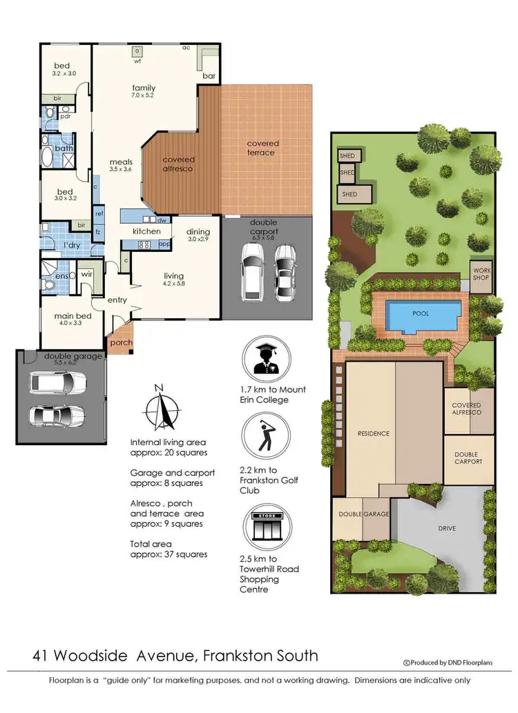 Floorplan of Homely house listing, 41 Woodside Avenue, Frankston South VIC 3199