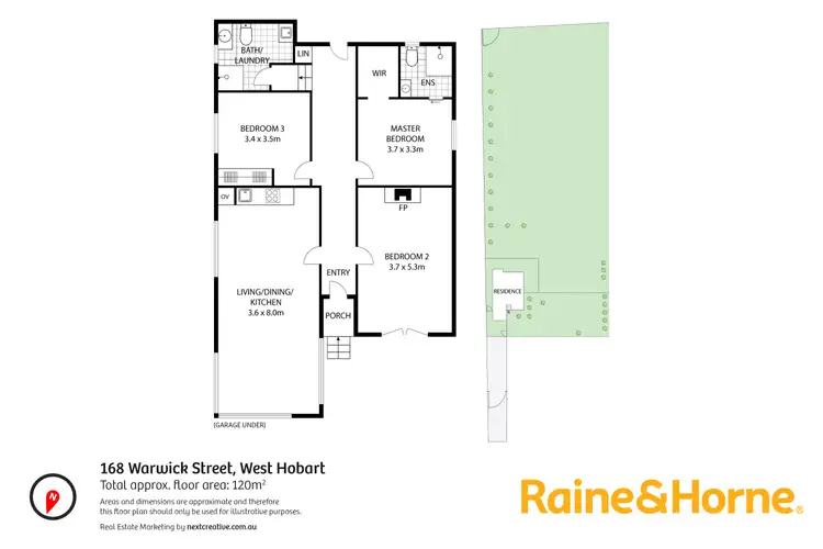 Floorplan of Homely house listing, 168 Warwick Street, West Hobart TAS 7000