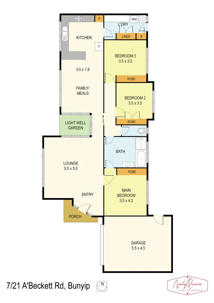 Floorplan of Homely house listing, 7/21 A'Beckett Road, Bunyip VIC 3815