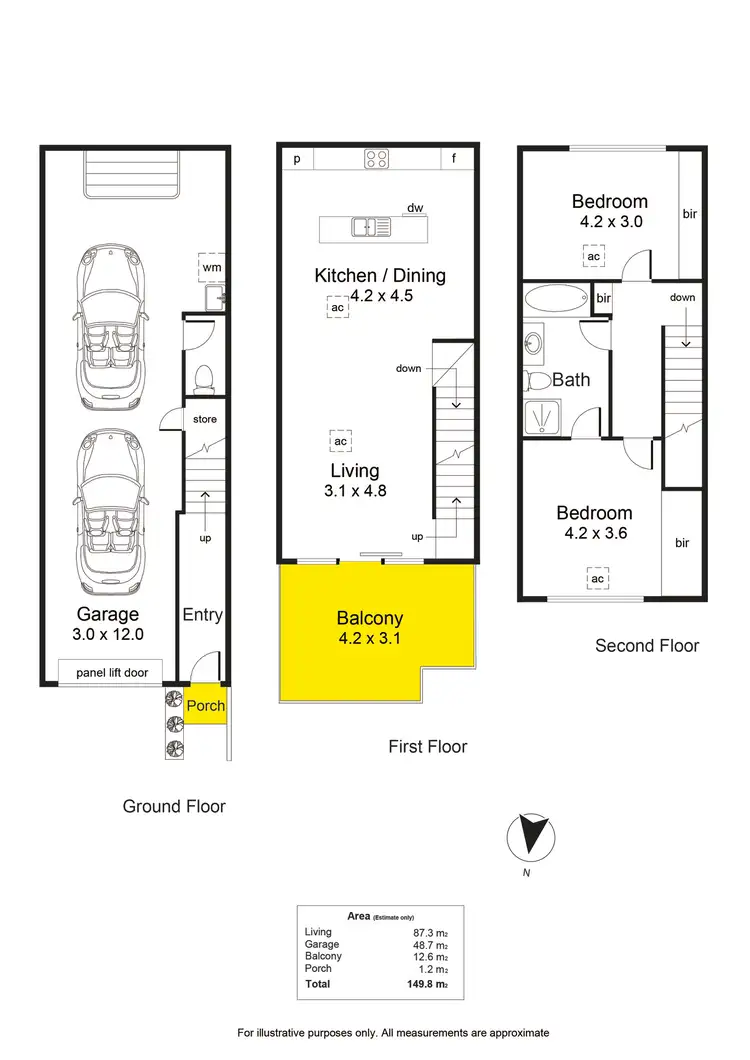 Floorplan of Homely townhouse listing, 31 Steeplechase Avenue, St Clair SA 5011