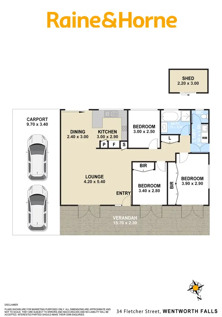 Floorplan of Homely house listing, 34 Fletcher Street, Wentworth Falls NSW 2782
