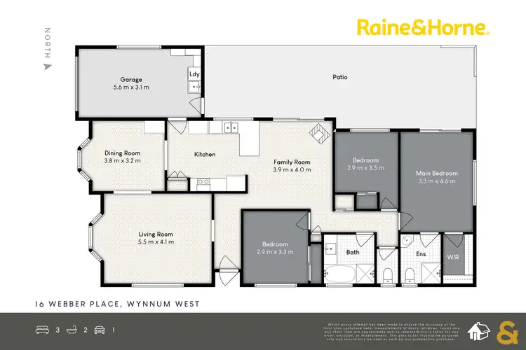 Floorplan of Homely house listing, 16 Webber Place, Wynnum West QLD 4178