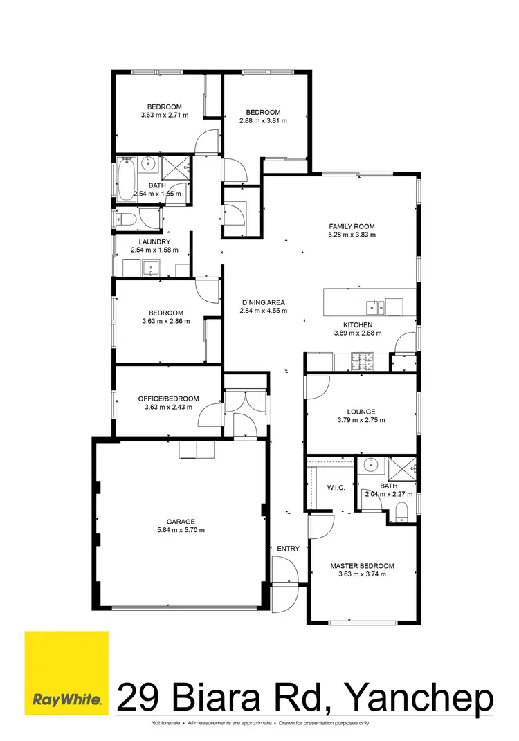 Floorplan of Homely house listing, 29 Biara Road, Yanchep WA 6035