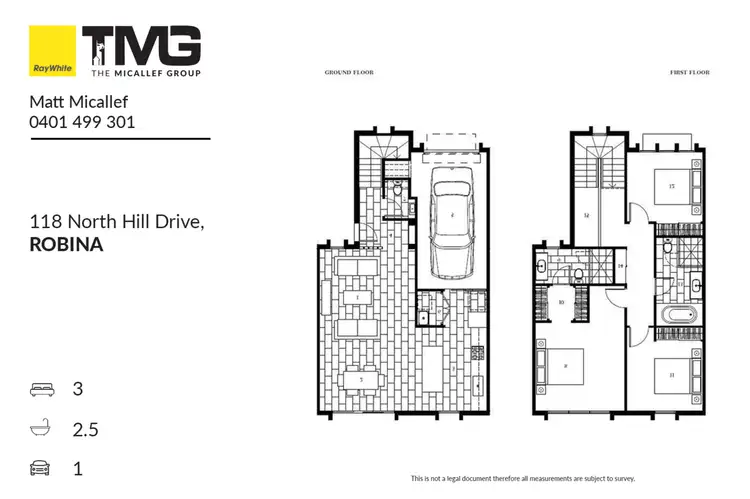 Floorplan of Homely other listing, 118 North Hill Drive, Robina QLD 4226