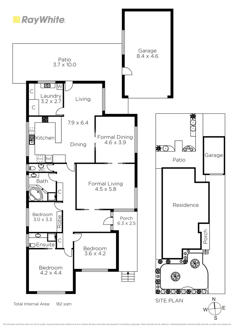 Floorplan of Homely house listing, 8 Yaralla Crescent, Sunshine West VIC 3020