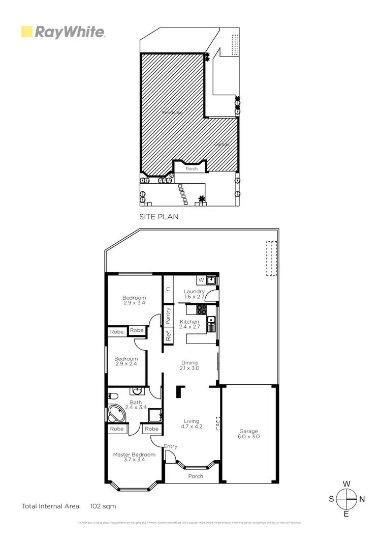 Floorplan of Homely unit listing, 1/3 Carroll Street, Deer Park VIC 3023