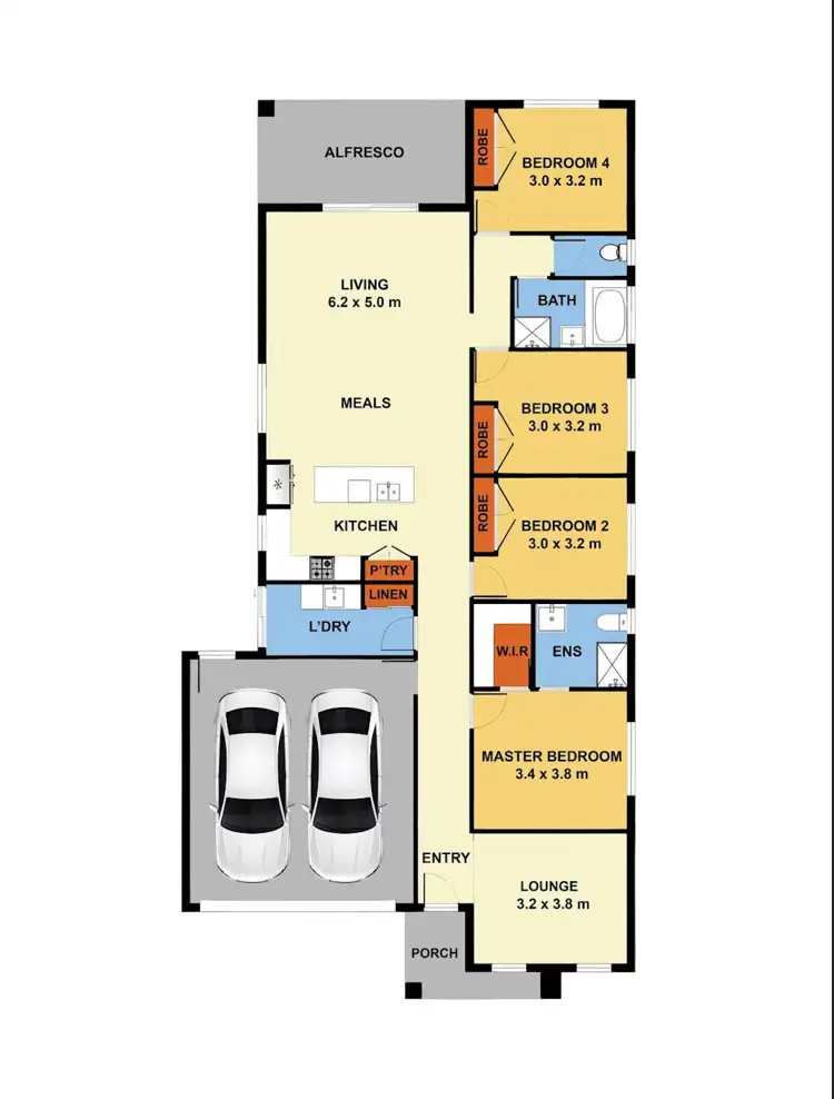 Floorplan of Homely house listing, 7 Cobble Street, Cobblebank VIC 3338