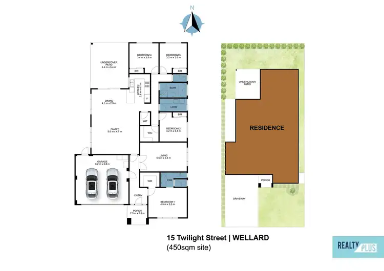 Floorplan of Homely house listing, 15 Twilight Street, Wellard WA 6170