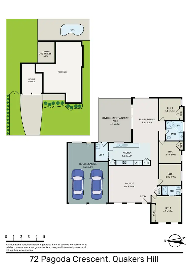 Floorplan of Homely house listing, 72 Pagoda Crescent, Quakers Hill NSW 2763