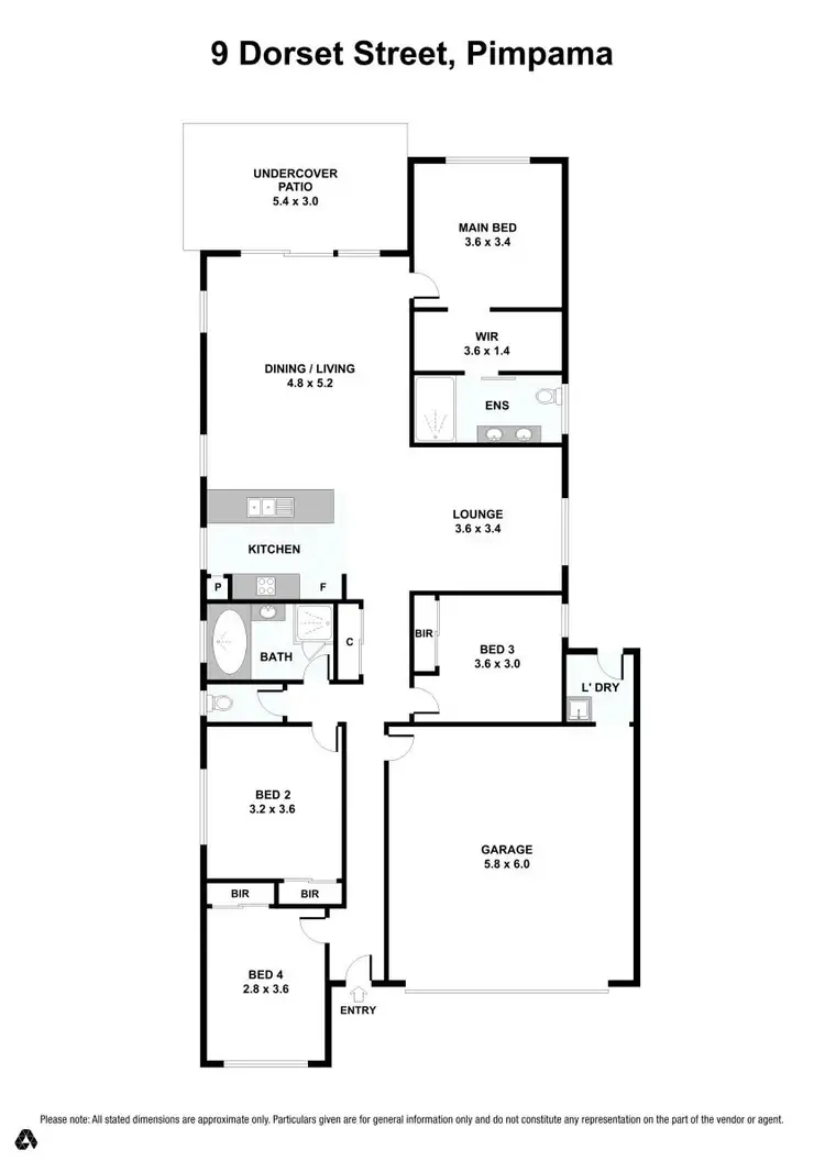 Floorplan of Homely house listing, 9 Dorset Street, Pimpama QLD 4209
