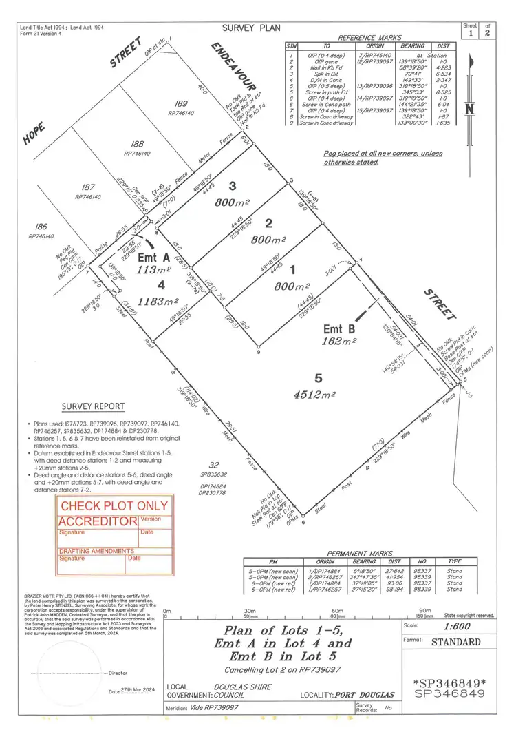 Floorplan of Homely land listing, LOT 4, 6 Endeavour Street, Port Douglas QLD 4877