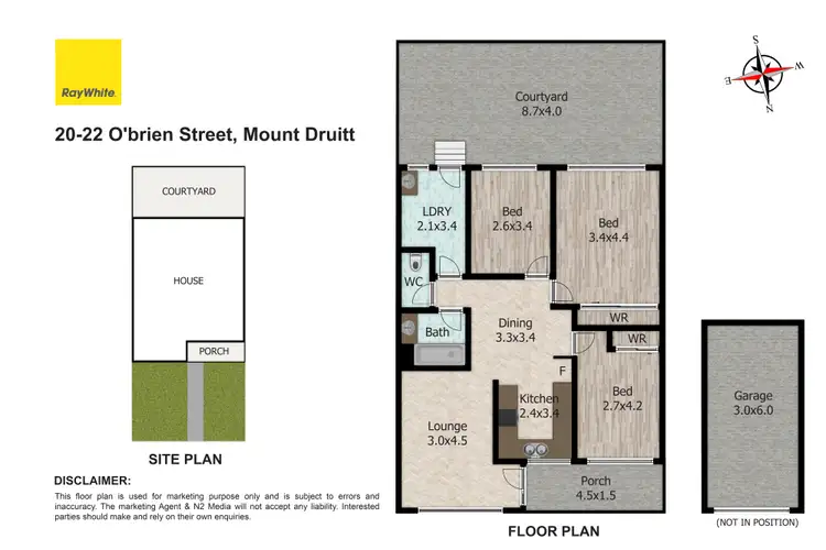 Floorplan of Homely villa listing, 10/20-22 O'Brien Street, Mount Druitt NSW 2770