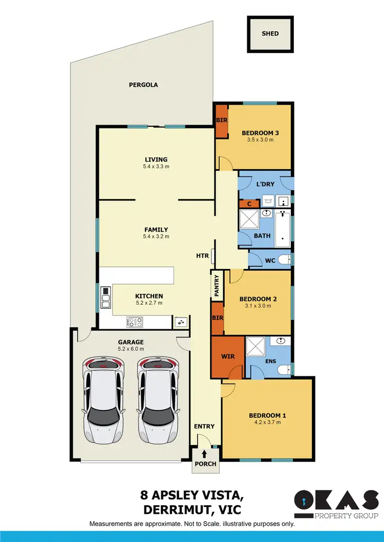 Floorplan of Homely house listing, 8 Apsley Vista, Derrimut VIC 3026