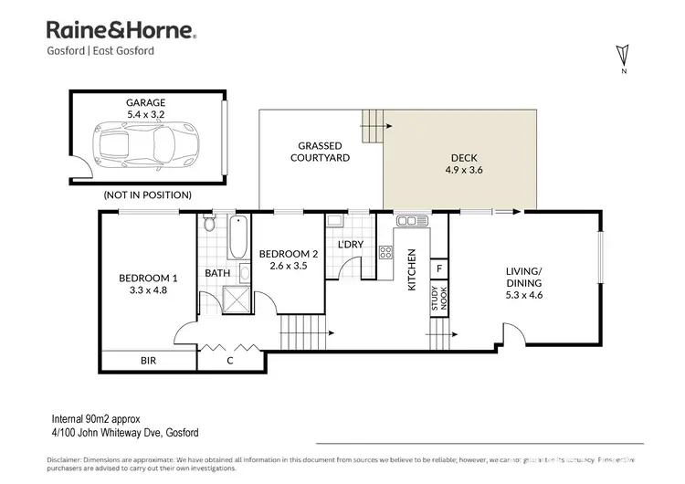 Floorplan of Homely apartment listing, 4/100 John Whiteway Drive, Gosford NSW 2250
