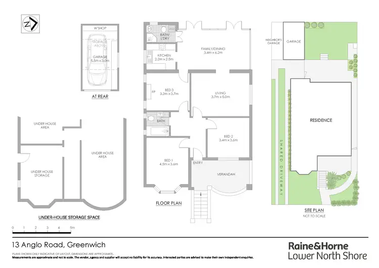 Floorplan of Homely house listing, 13 Anglo Road, Greenwich NSW 2065