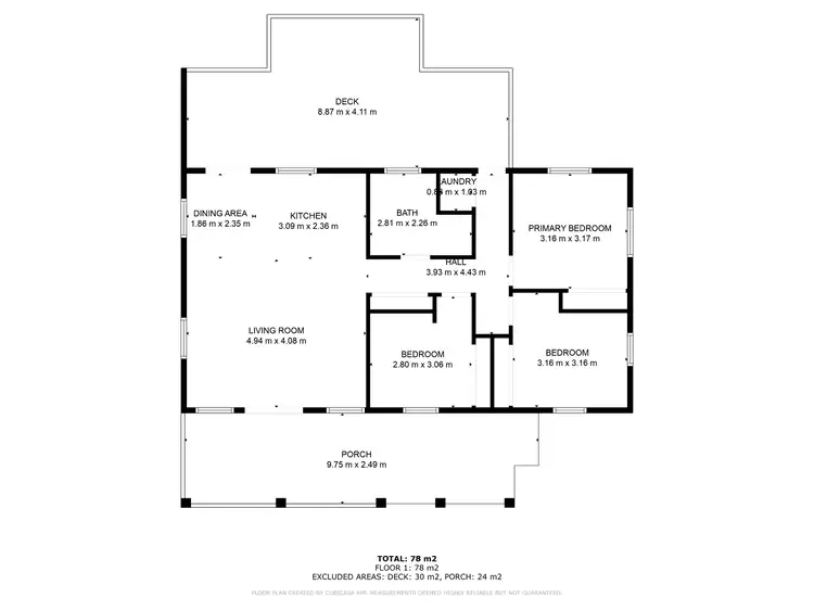 Floorplan of Homely house listing, 78 Davis Road, Cootharaba QLD 4565