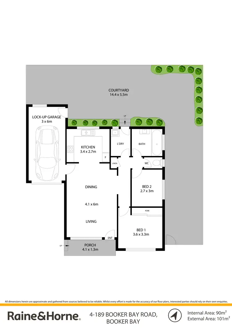 Floorplan of Homely villa listing, 4/189 Booker Bay Road, Booker Bay NSW 2257