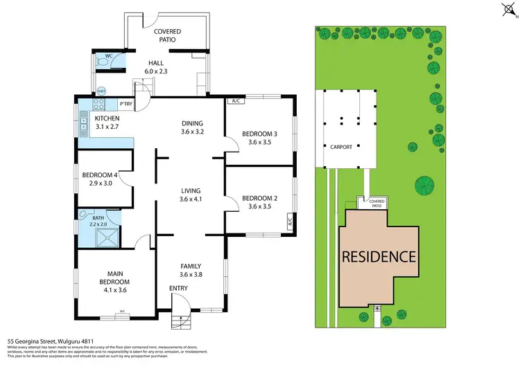 Floorplan of Homely house listing, 55 Georgina Street, Wulguru QLD 4811
