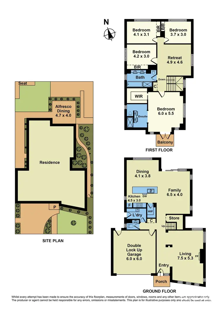 Floorplan of Homely house listing, 12 Mowbray Drive, Point Cook VIC 3030