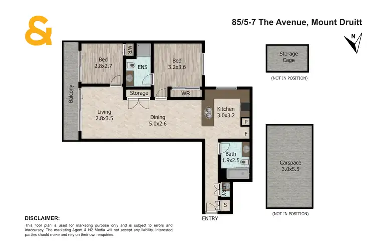 Floorplan of Homely apartment listing, 85/5 The Avenue, Mount Druitt NSW 2770
