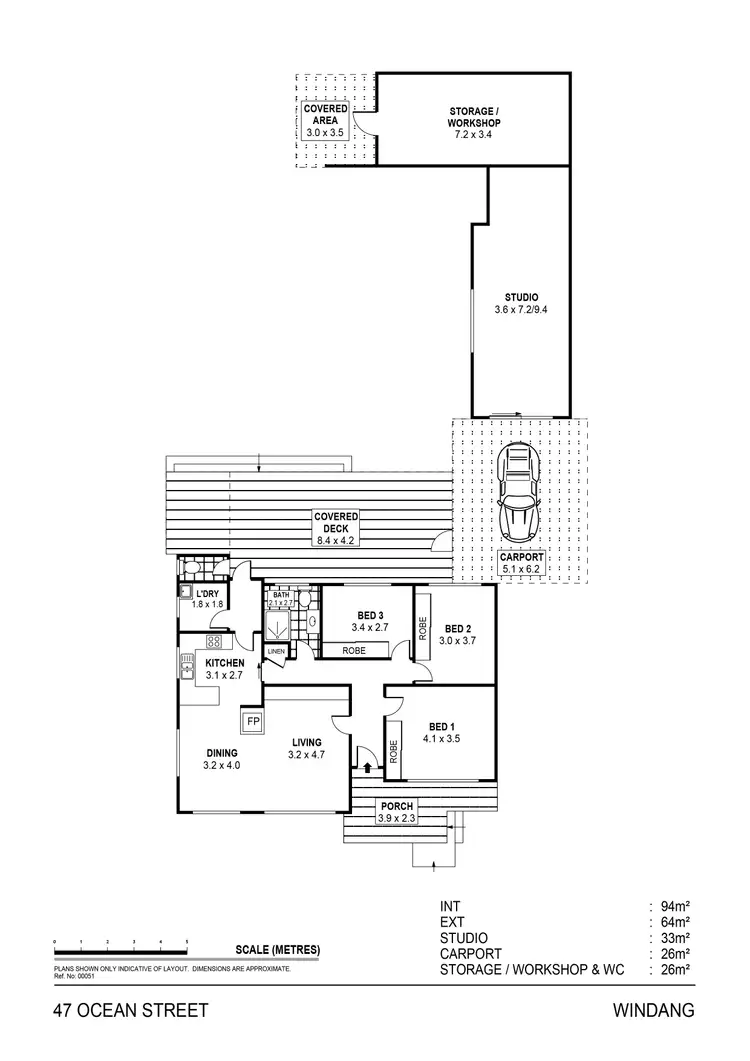 Floorplan of Homely house listing, 47 Ocean Street, Windang NSW 2528