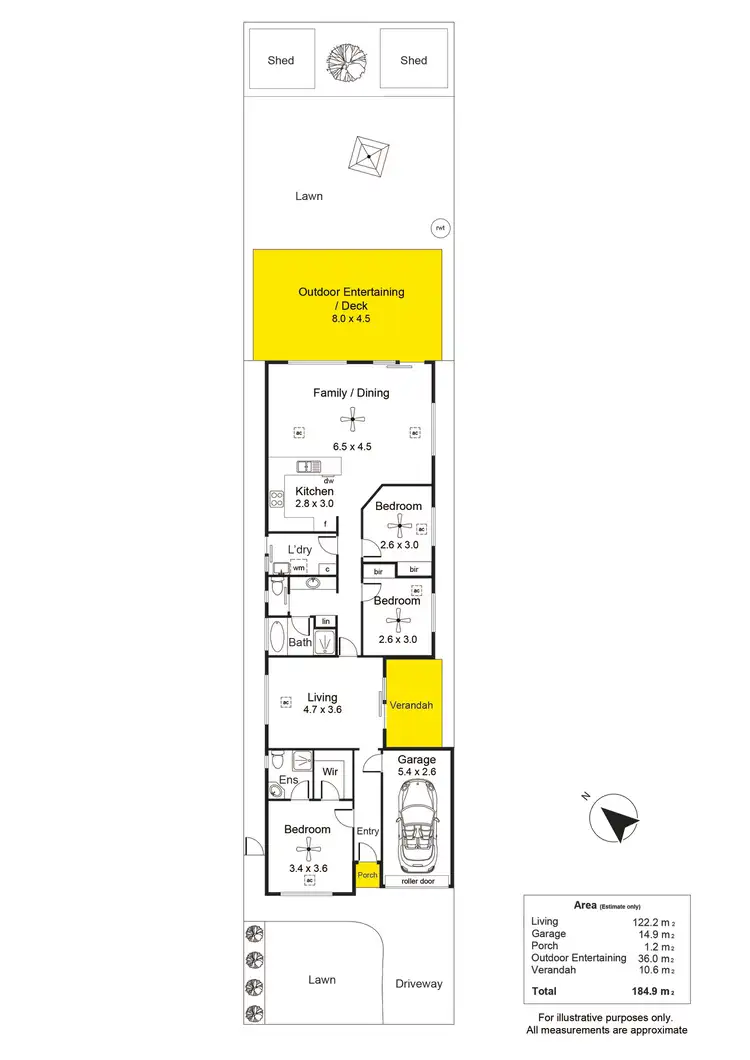 Floorplan of Homely house listing, 44A Amanda Street, Salisbury SA 5108