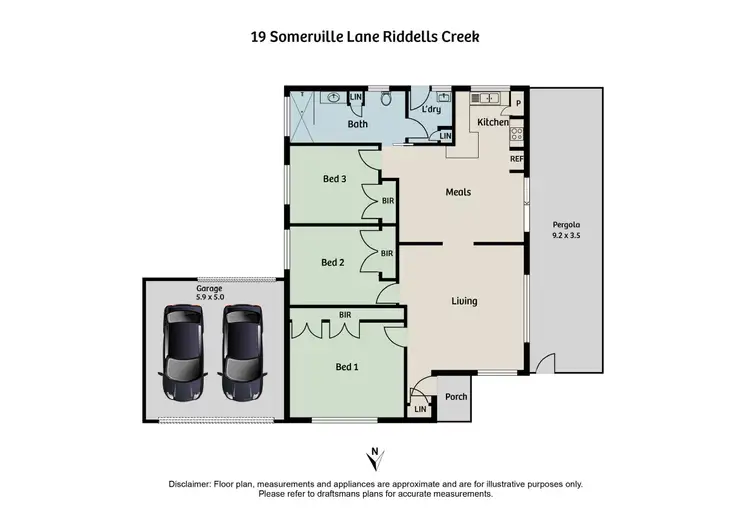 Floorplan of Homely house listing, 19 Somerville Lane, Riddells Creek VIC 3431