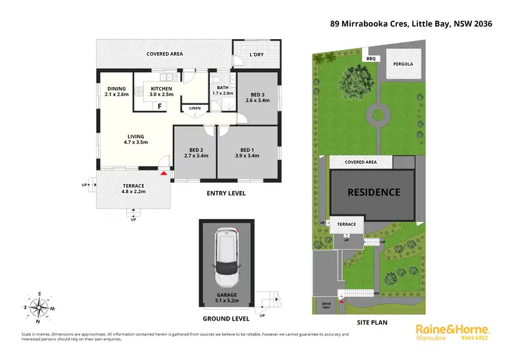 Floorplan of Homely house listing, 89 Mirrabooka Crescent, Little Bay NSW 2036
