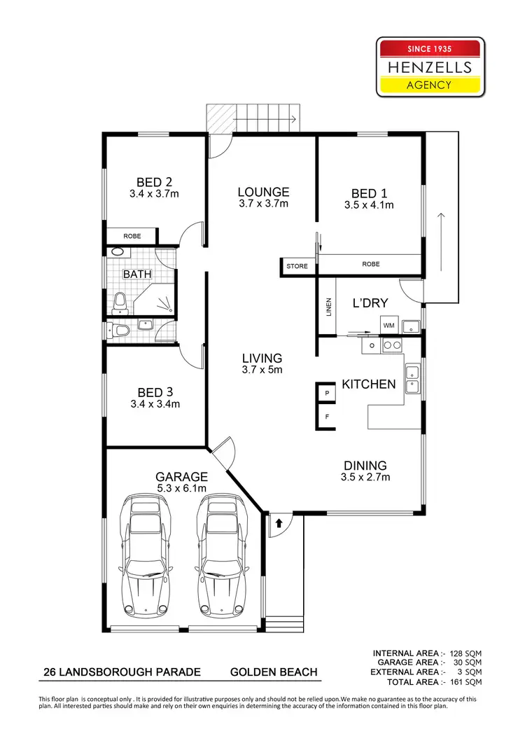 Floorplan of Homely house listing, 26 Landsborough Parade, Golden Beach QLD 4551