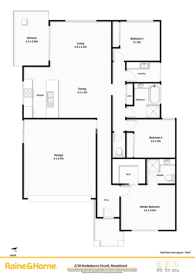 Floorplan of Homely house listing, 2/30 Kookaburra Circuit, Maudsland QLD 4210