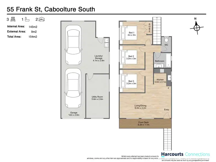 Floorplan of Homely house listing, 55 Frank Street, Caboolture South QLD 4510
