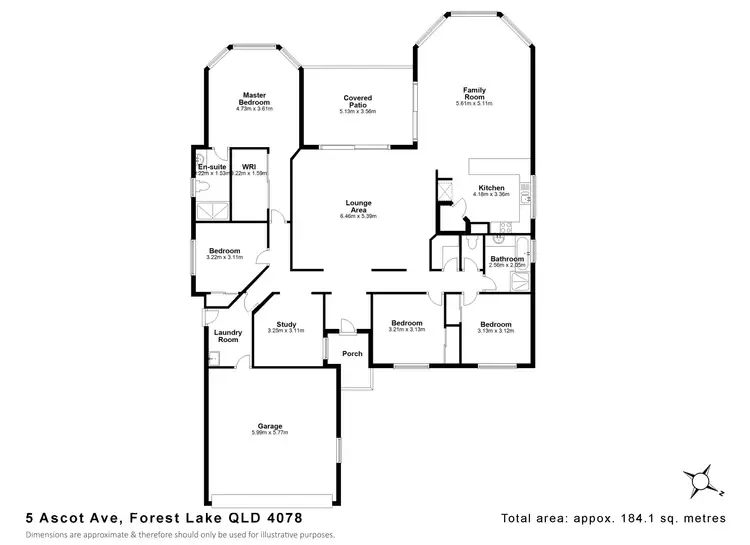 Floorplan of Homely house listing, 5 Ascot Avenue, Forest Lake QLD 4078
