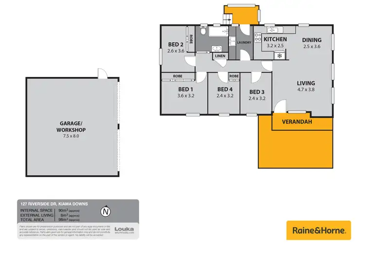 Floorplan of Homely house listing, 127 Riverside Drive, Kiama Downs NSW 2533