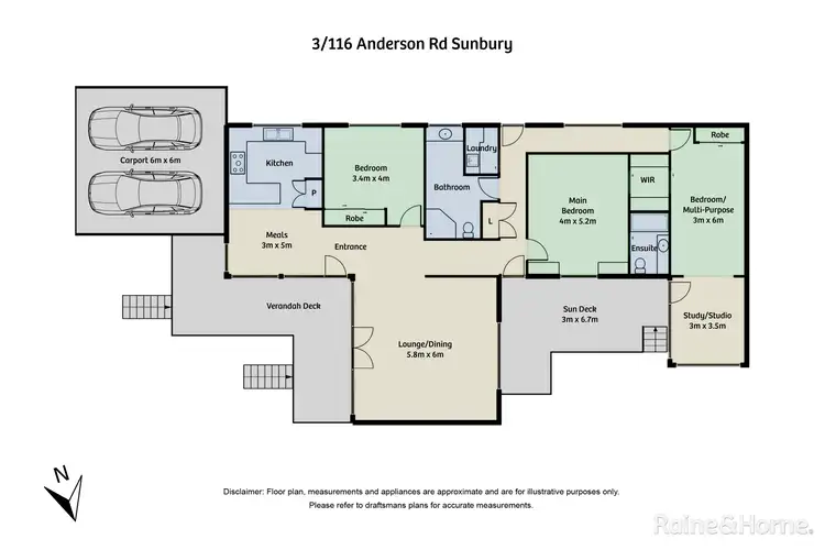 Floorplan of Homely house listing, 3/116 Anderson Road, Sunbury VIC 3429