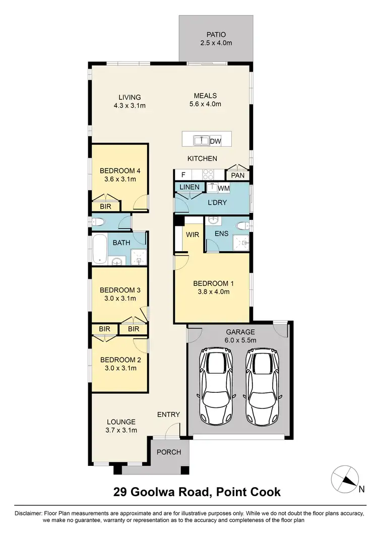 Floorplan of Homely house listing, 29 Goolwa Road, Point Cook VIC 3030