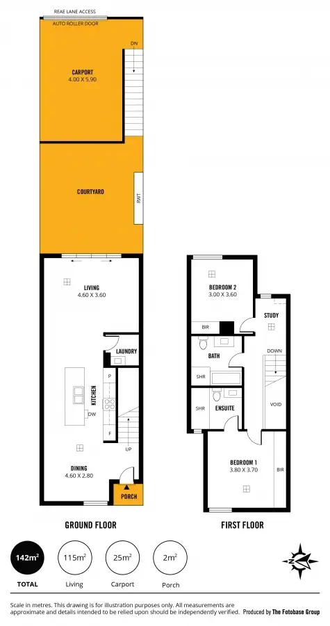 Floorplan of Homely house listing, 34 Buchanan Drive, Woodforde SA 5072