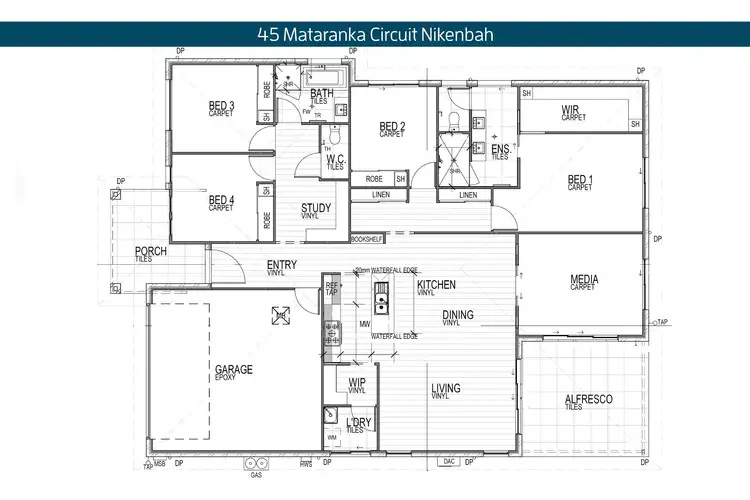Floorplan of Homely house listing, 45 Mataranka Circuit, Nikenbah QLD 4655