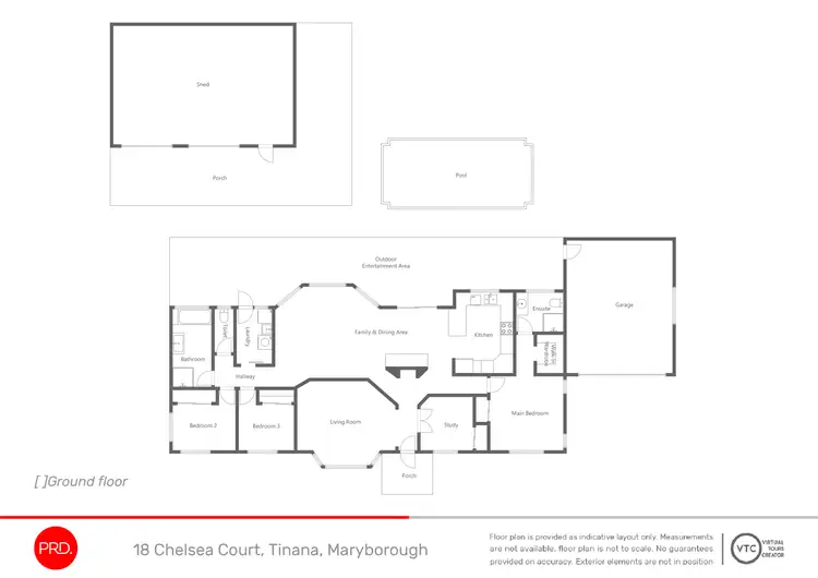 Floorplan of Homely house listing, 18 Chelsea Court, Tinana QLD 4650