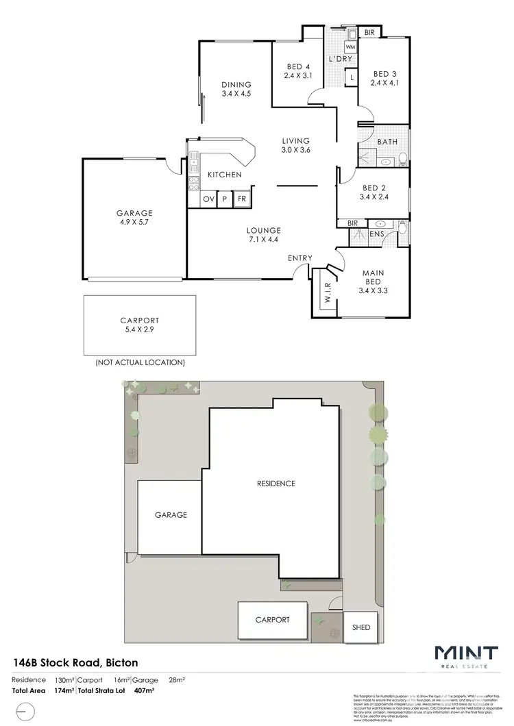 Floorplan of Homely house listing, 146B Stock Road, Attadale WA 6156