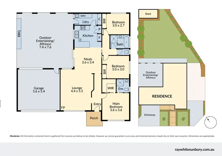 Floorplan of Homely house listing, 6 Ahmet Place, Hillside VIC 3037
