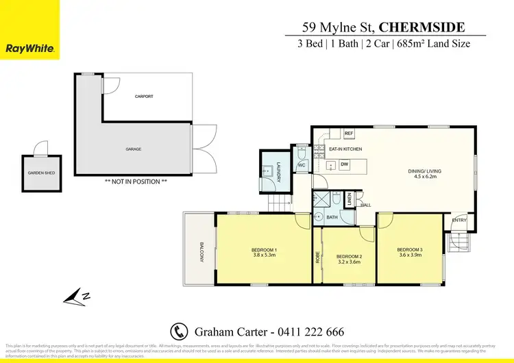 Floorplan of Homely house listing, 59 Mylne Street, Chermside QLD 4032