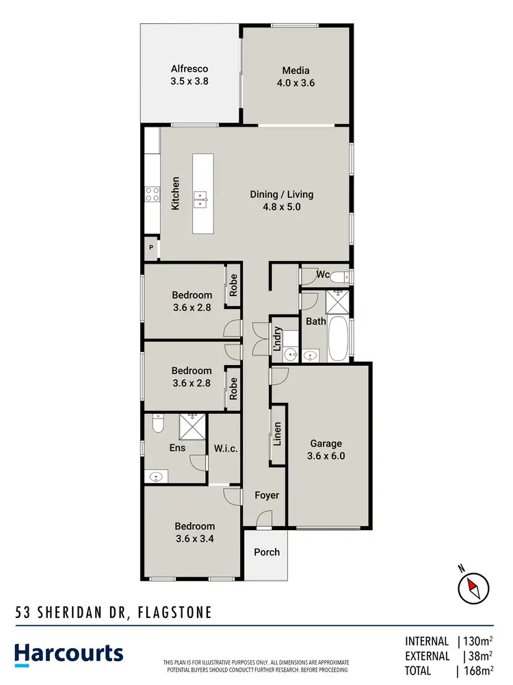Floorplan of Homely house listing, 53 Sheridan Drive, Flagstone QLD 4280