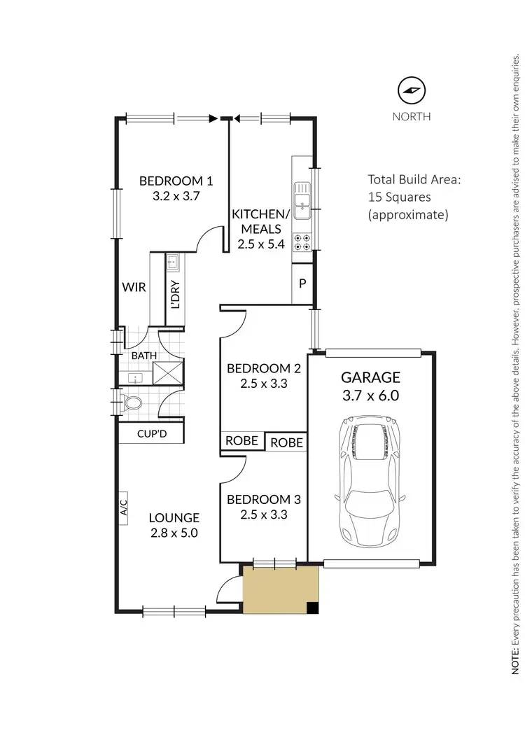 Floorplan of Homely house listing, 3 Clover Place, Kilmore VIC 3764