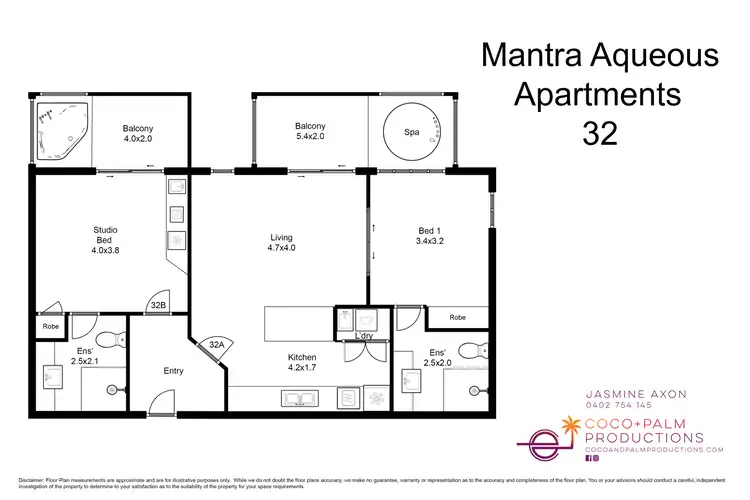 Floorplan of Homely unit listing, 32/10-12 Owen Street, Port Douglas QLD 4877