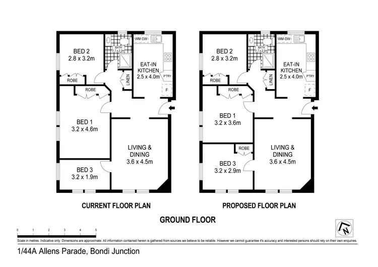 Floorplan of Homely apartment listing, 1/44A Allens Parade, Bondi Junction NSW 2022